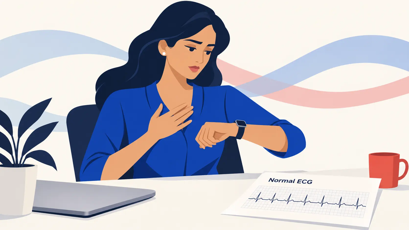 My heart races, but my ECG is normal. How do we find the cause?